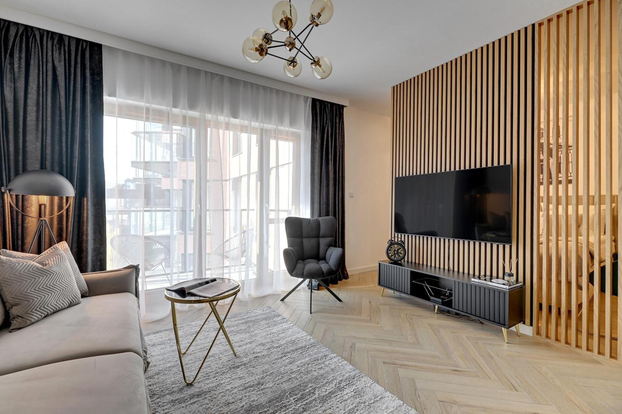 Nadmotlawie Estate Gym, Sauna & Parking By Downtown Apartments Гданьск Экстерьер фото