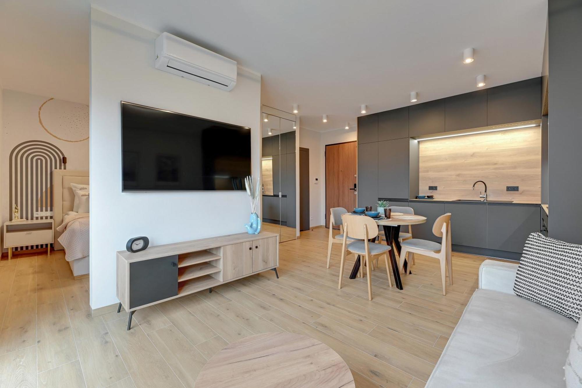 Nadmotlawie Estate Gym, Sauna & Parking By Downtown Apartments Гданьск Экстерьер фото
