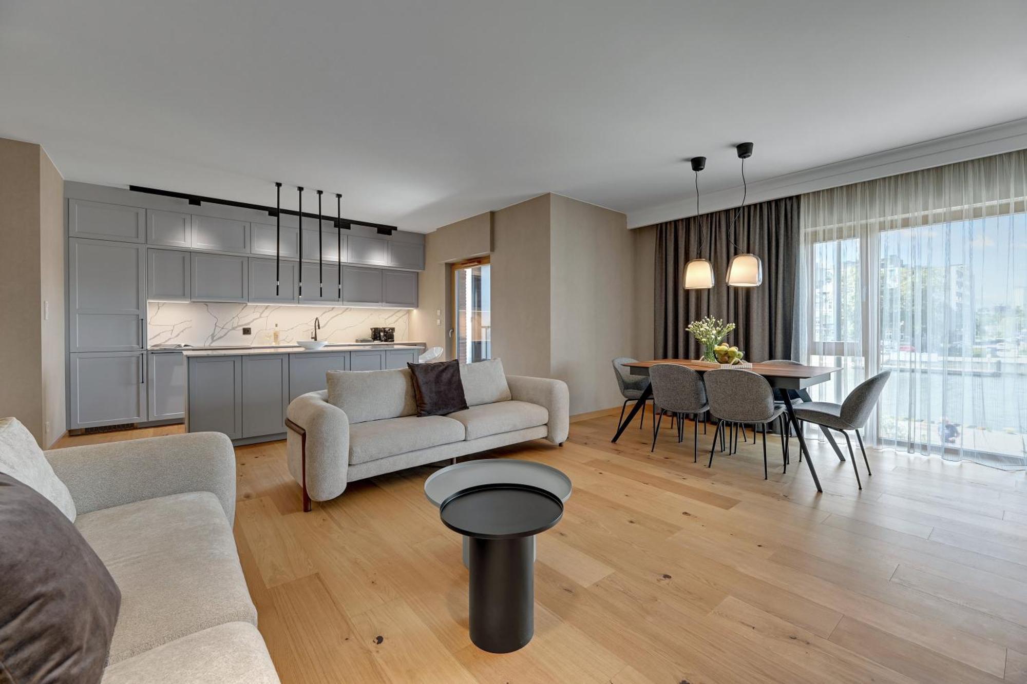 Nadmotlawie Estate Gym, Sauna & Parking By Downtown Apartments Гданьск Экстерьер фото